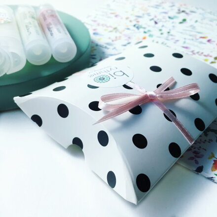 Malý dárek (3 kusy)  -  deo Citronová meduňka + 2 balzámy na rty