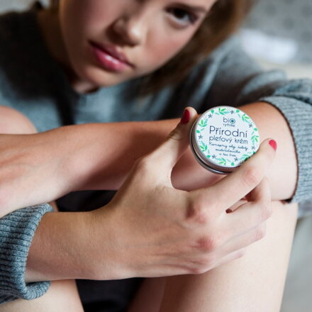 Přírodní pleťový krém "Anti-pupínek" - Konopný olej, šalvěj, mateřídouška a tea tree