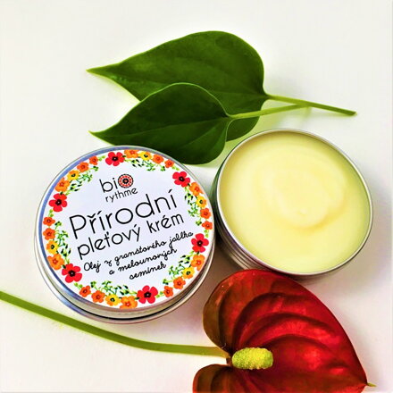Přírodní krém pro citlivou pleť - Olej z granátového jablka a melounových semínek