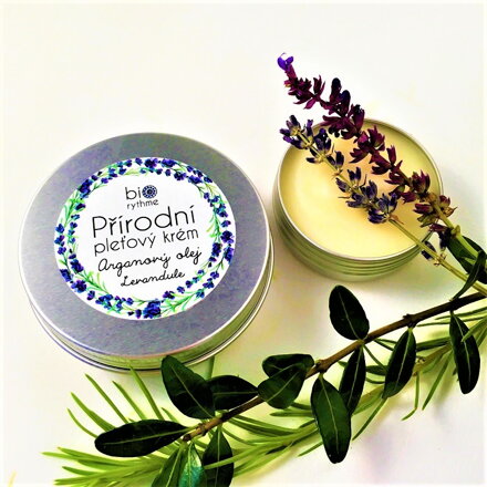 Relaxační krém pro smíšenou pleť - Arganový olej, levandule