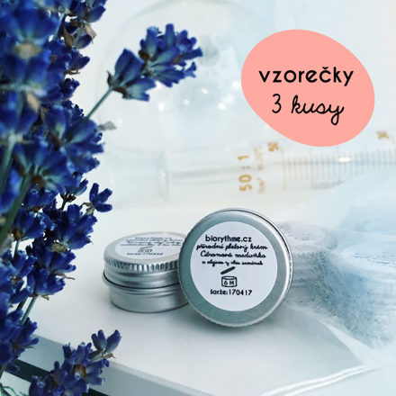 Sada 3 vzorků pleťových krémů Biorythme