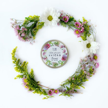 Extravagantně přírodní svíčka - Země ve mně