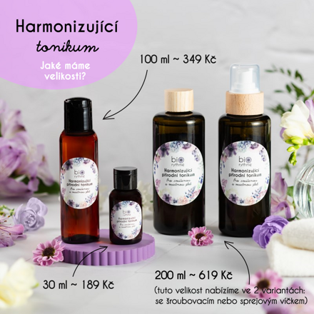 Harmonizující tonikum (pro smíšenou a mastnou pleť )