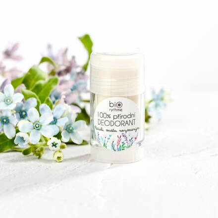 100% přírodní deodorant Pačuli, máta, rozmarýn (velký)